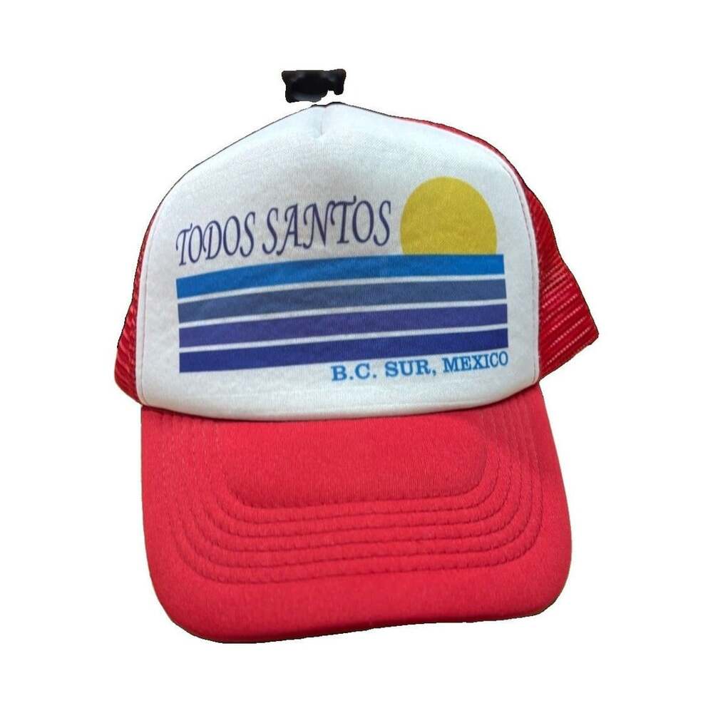 Todos Santos B.C. Sur Mexico Graphic Trucker Hat Mesh Back Adjustable One Size